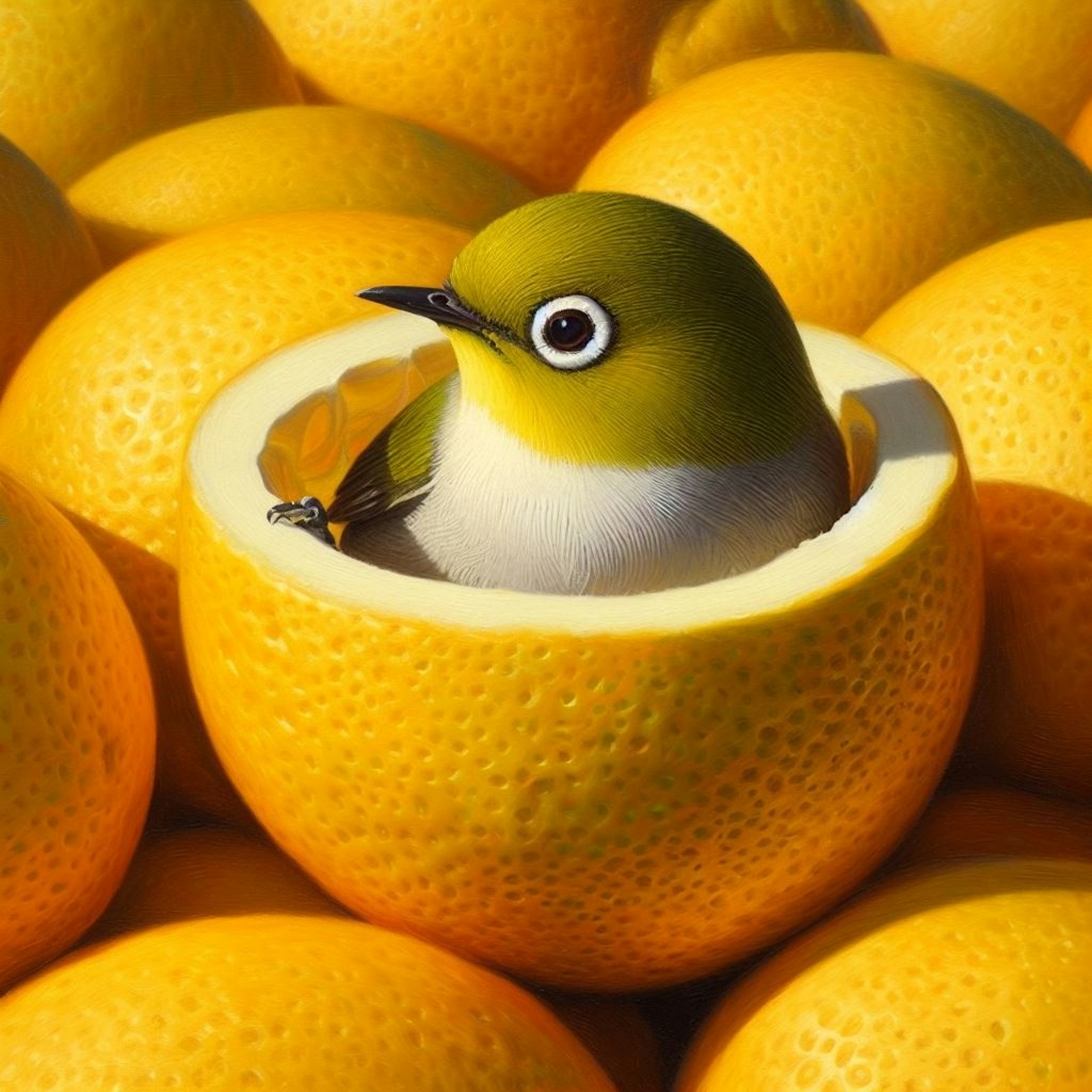 White-eyes in lemons