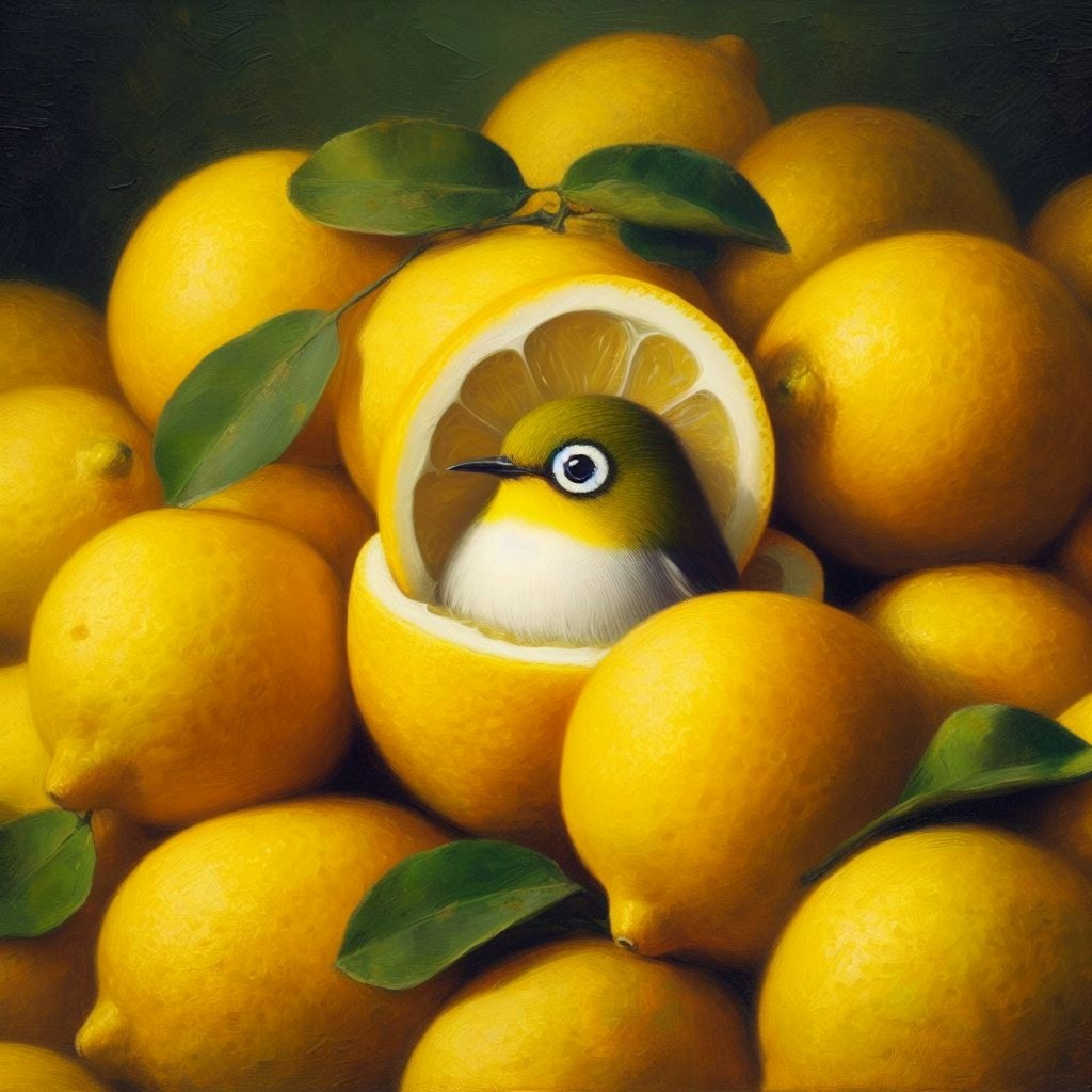 White-eyes in lemons