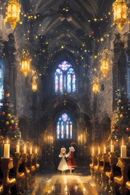 礼拝堂のクリスマス