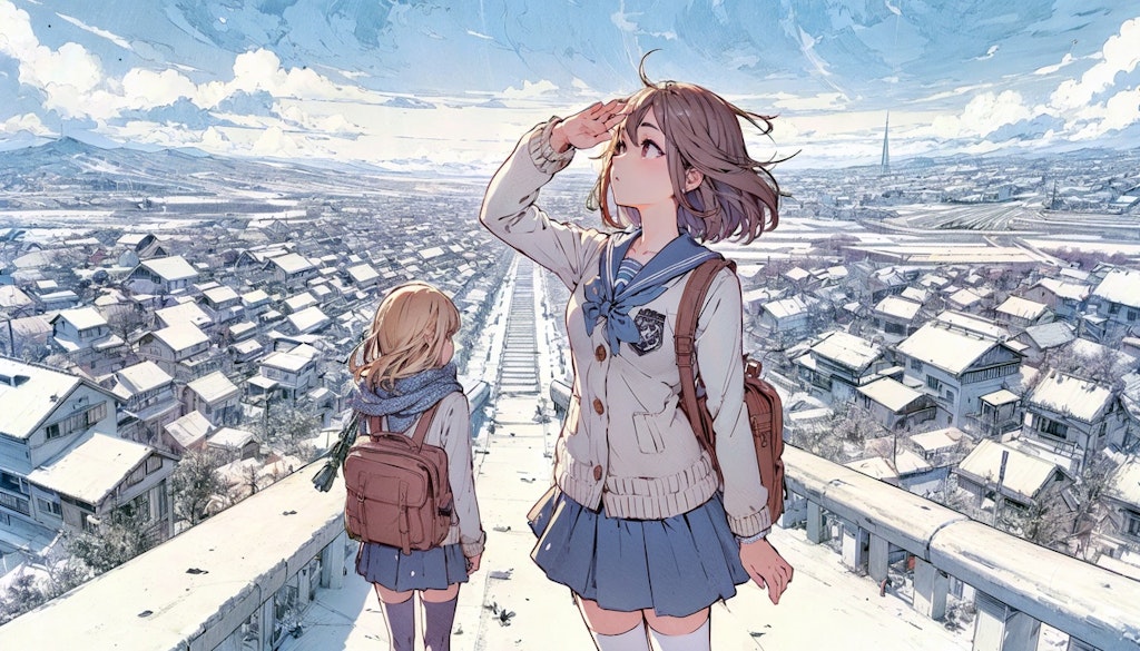 雪と少女64