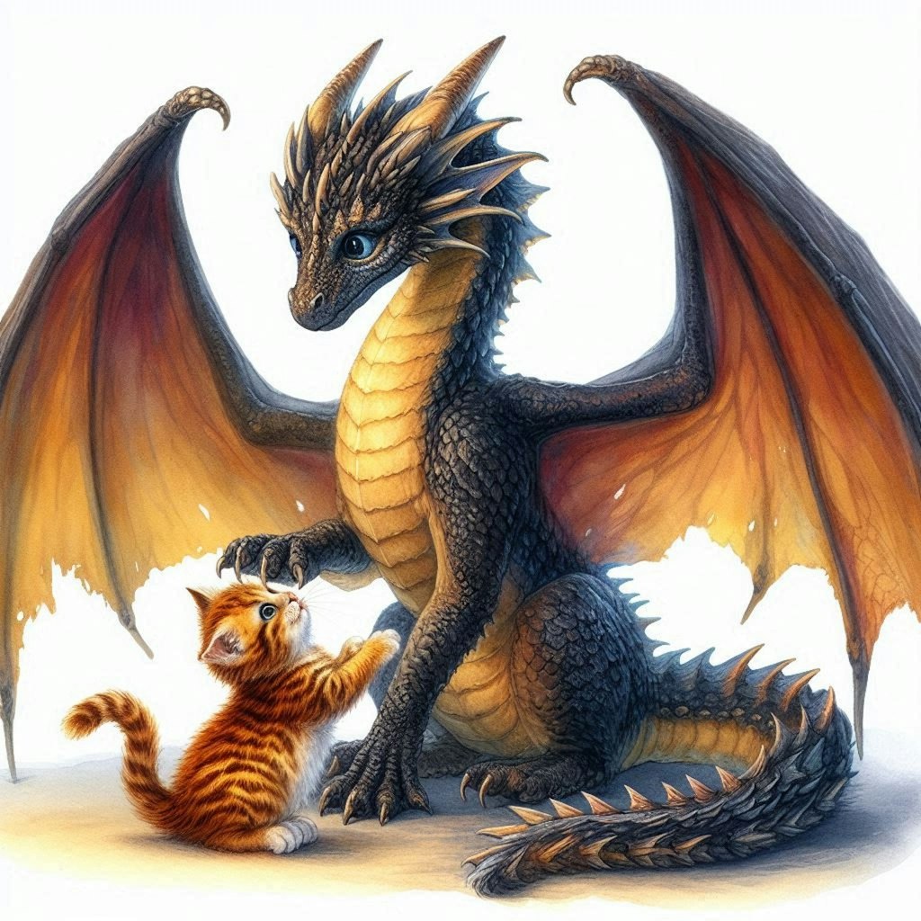 ネコとドラゴン