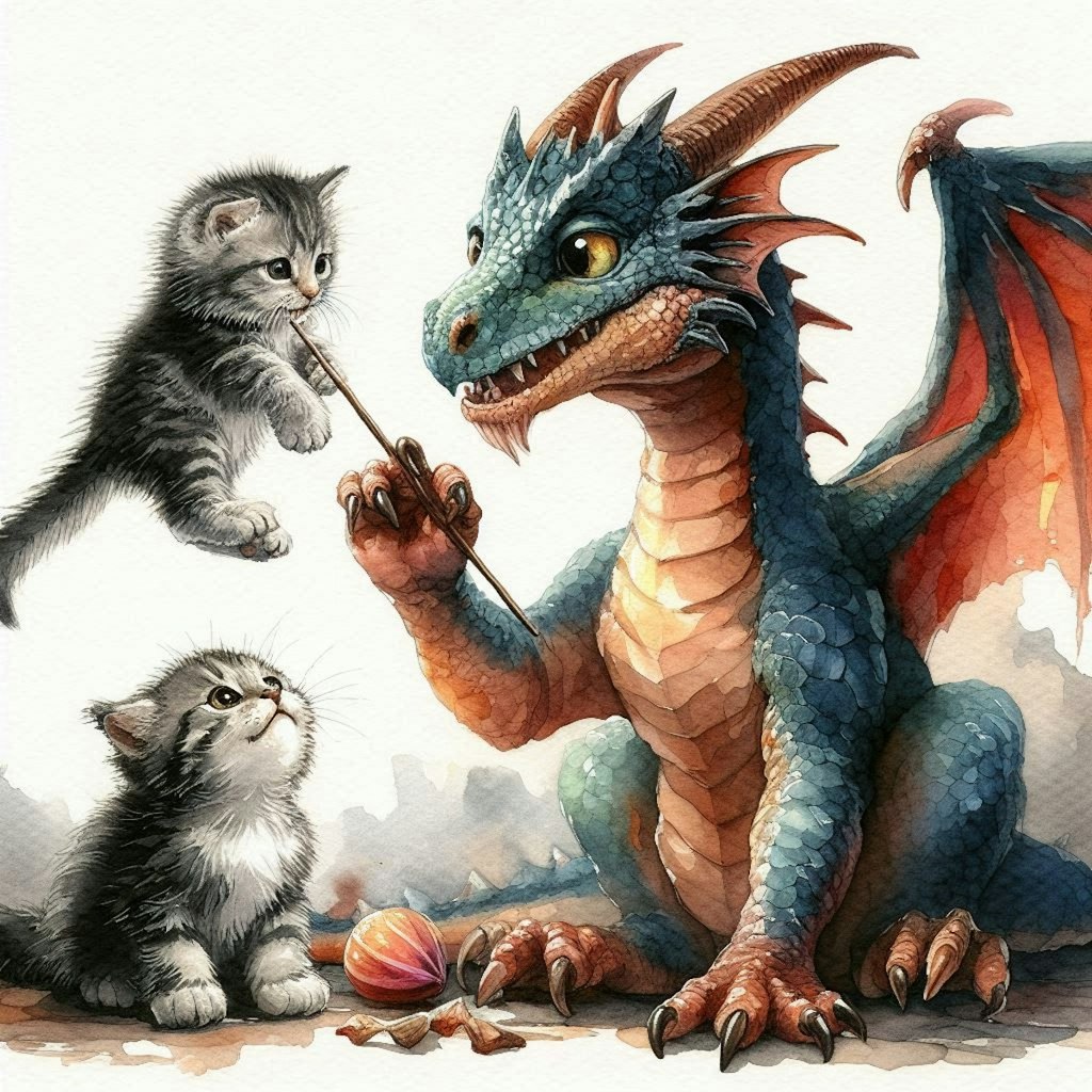ネコとドラゴン