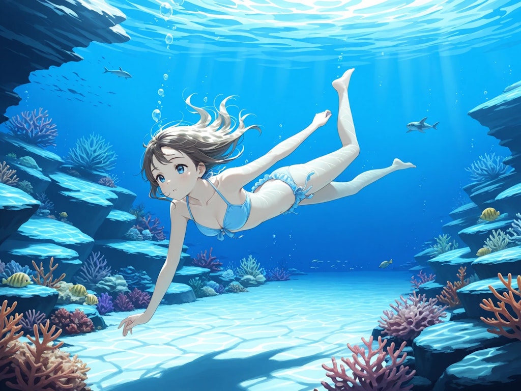 水中詰め合わせ ネガティブプロンプトまでやめたらしいぜ編