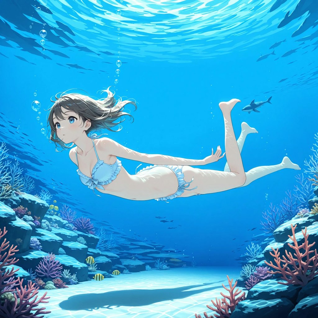 水中詰め合わせ ネガティブプロンプトまでやめたらしいぜ編