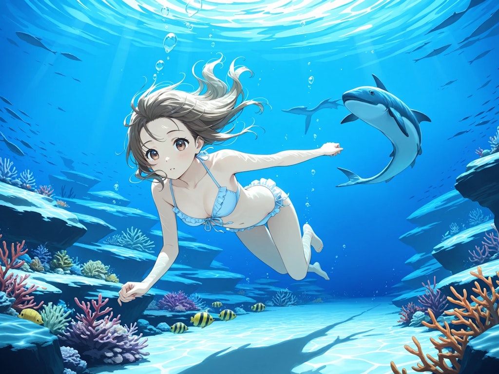 水中詰め合わせ ネガティブプロンプトまでやめたらしいぜ編
