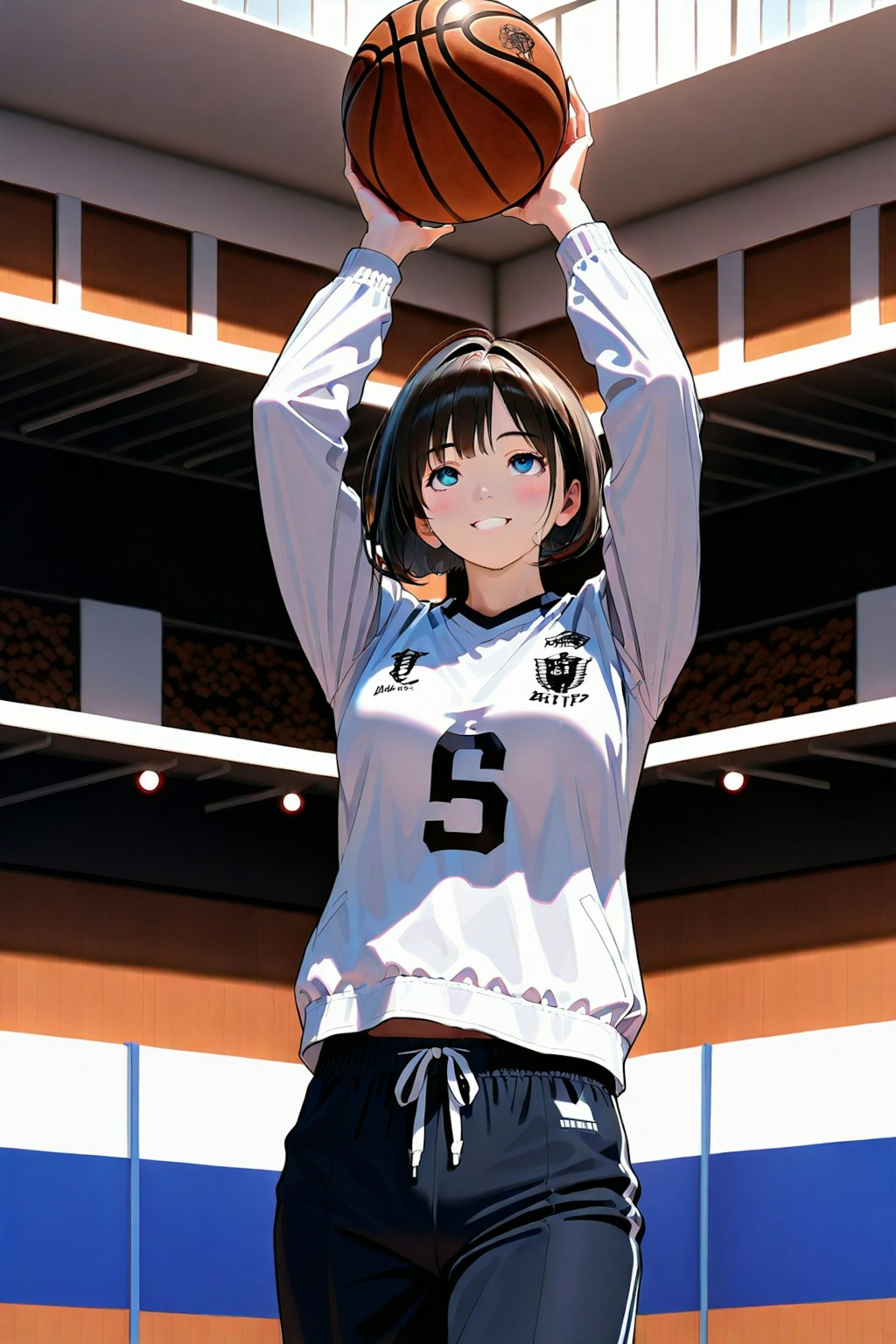 女バスのジャンプシュート（番外40）