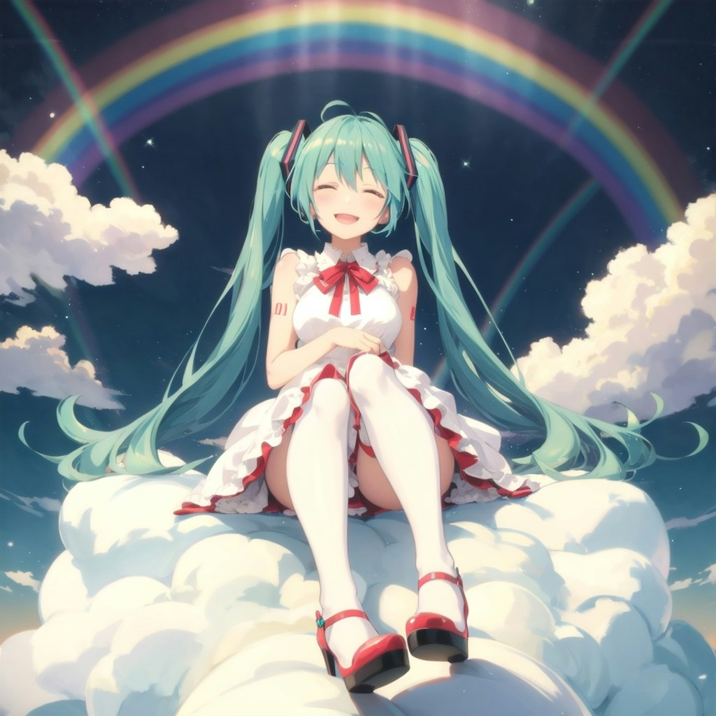 V4B 　初音ミク　雲の上