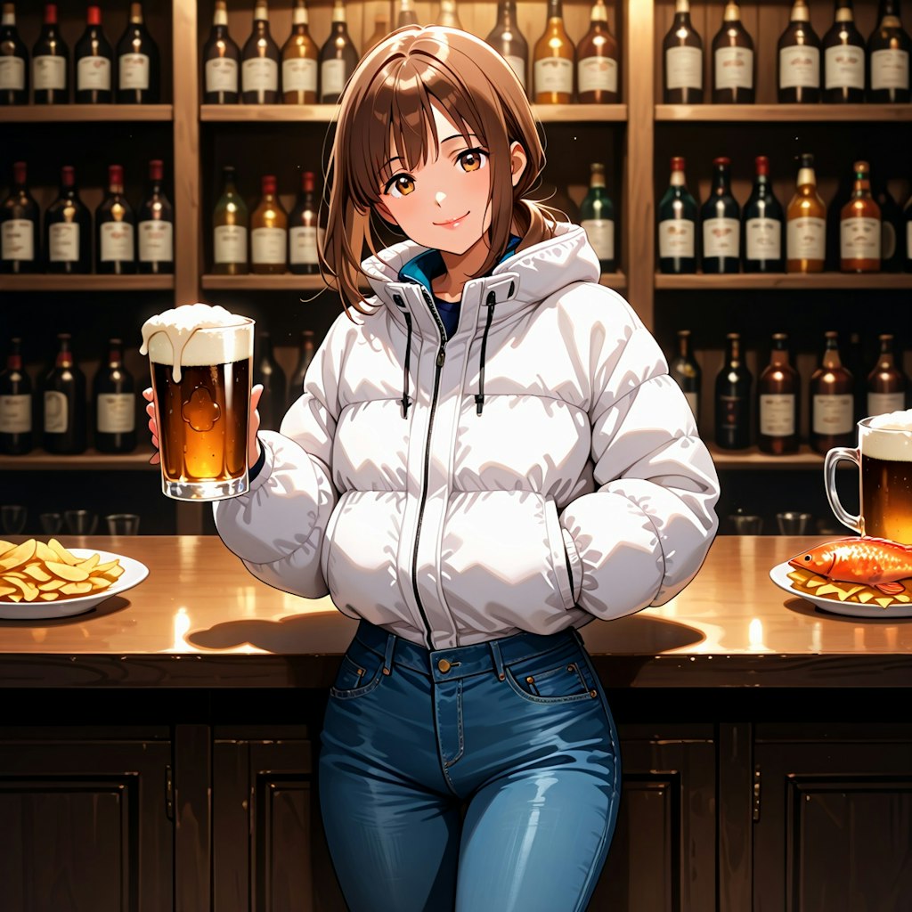ロンドンのパブにて