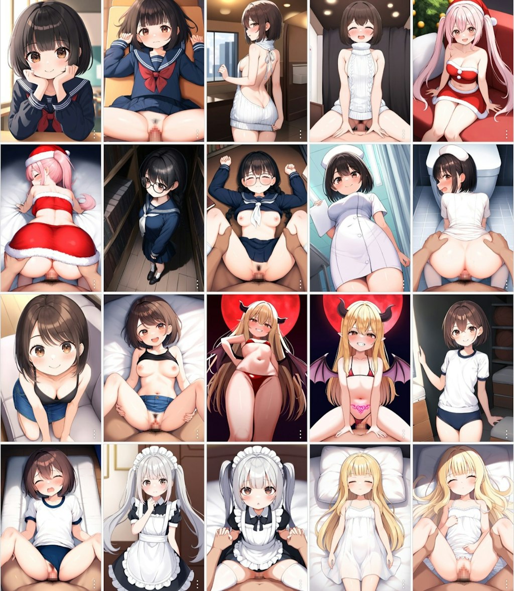 15人の女の子にいきなり挿入♡いきなり中出し！【即オチ2コマ②】