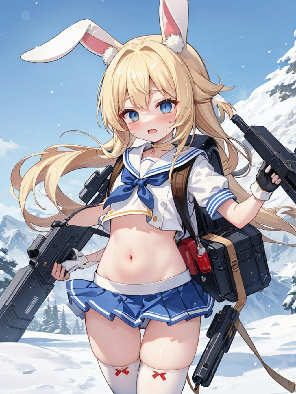 艦息（仮）・鳥風くんの雪中行軍