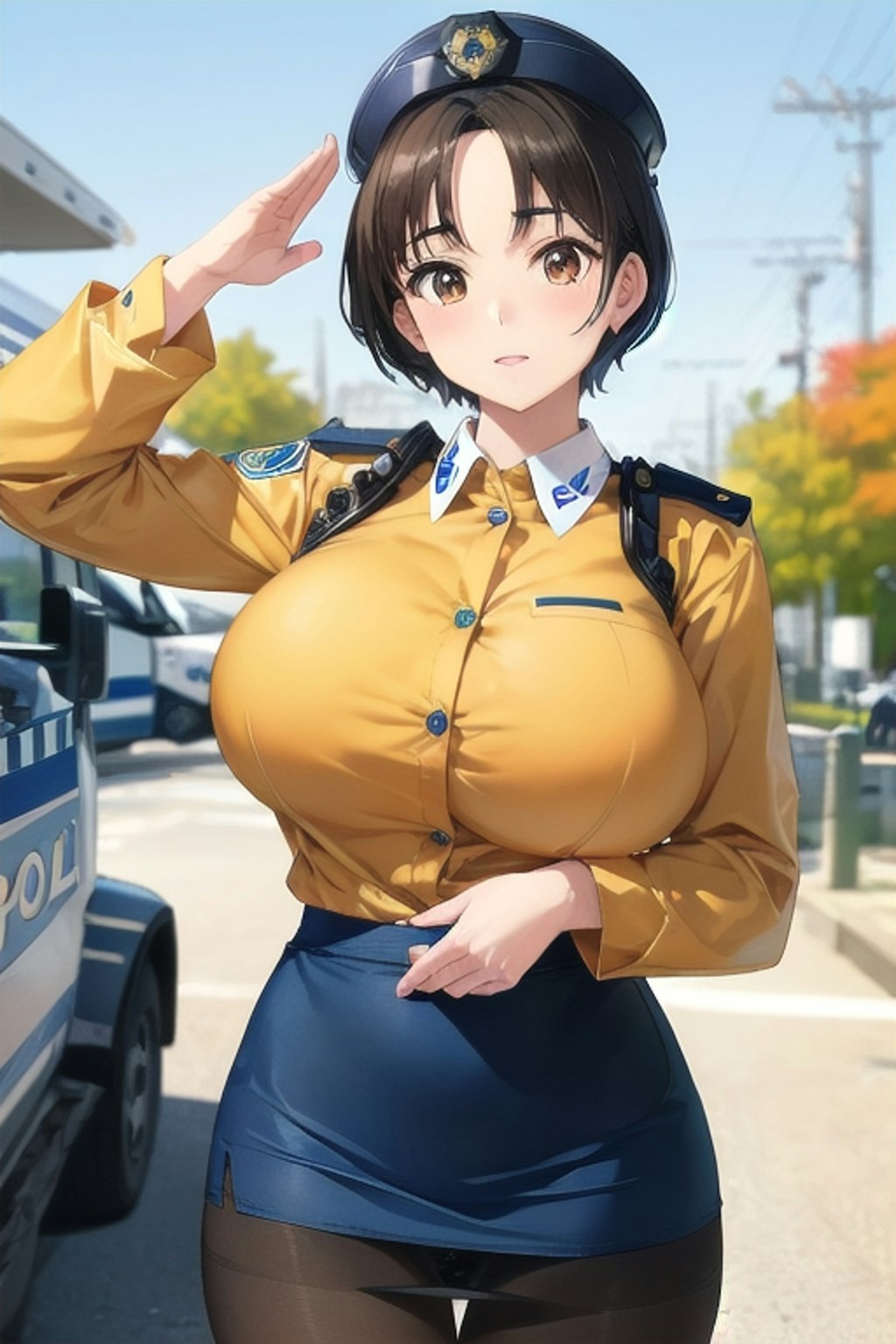 １８日の女性警察官