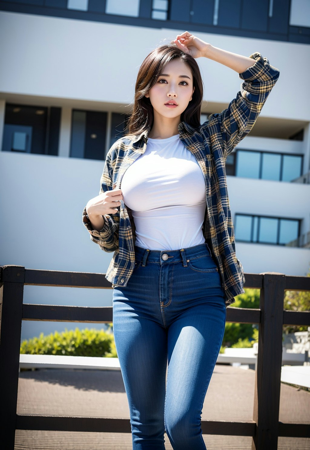 チェックシャツ2 - Plaid shirt2