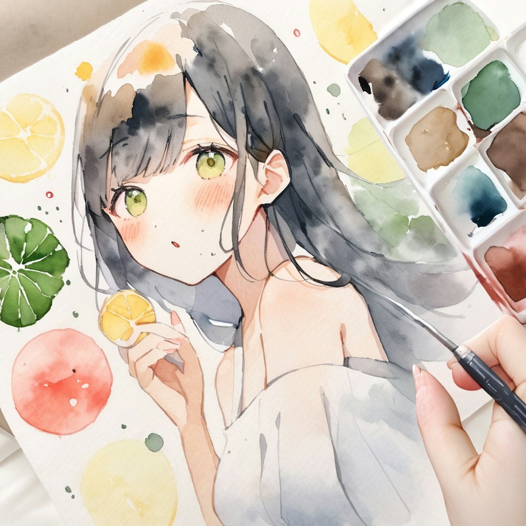 水彩画emotion