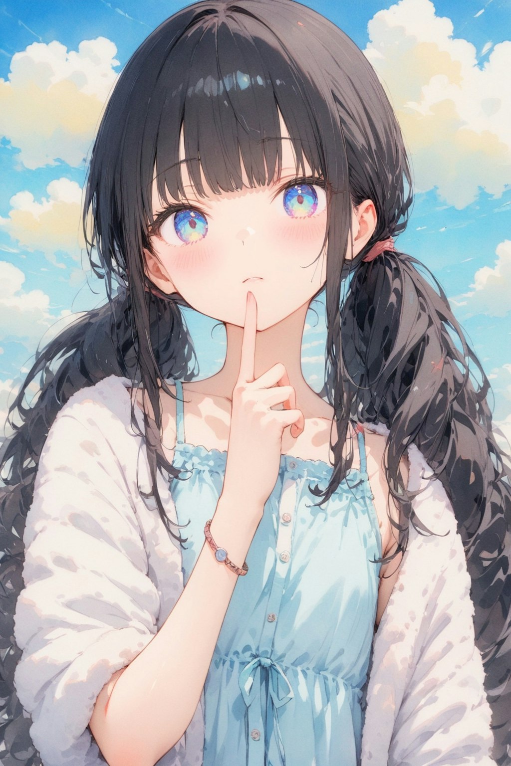 ふわふわローツインテール