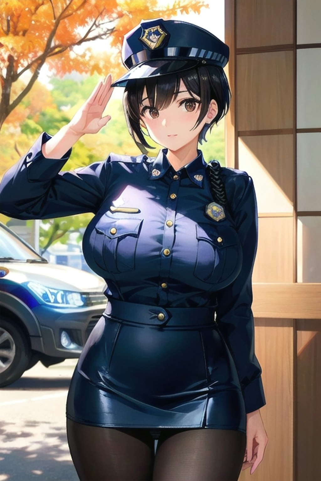 ３日の女性警察官