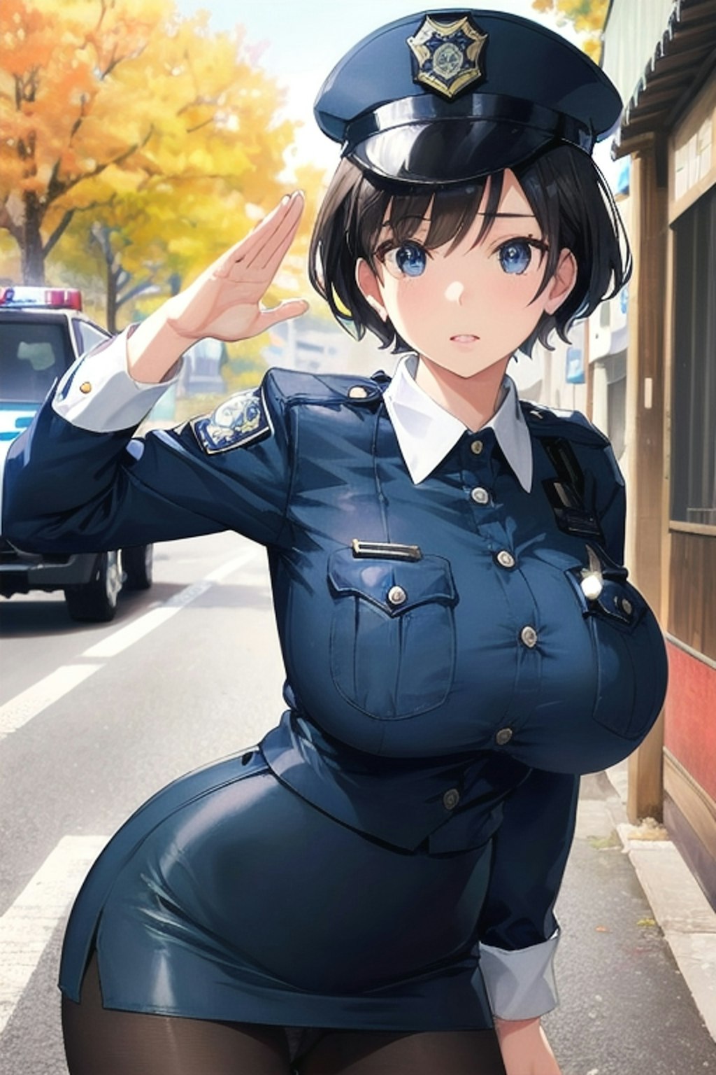 ３日の女性警察官