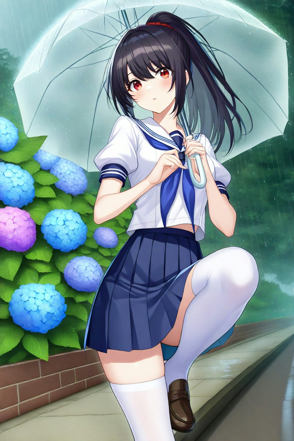 今日も雨