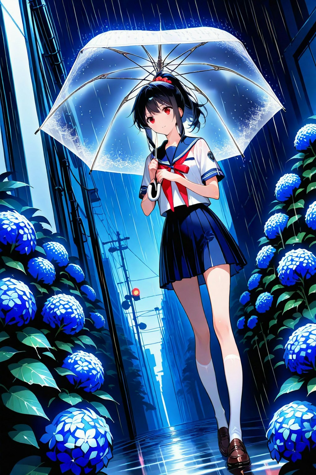 今日も雨