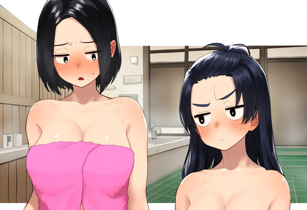 貧乳が巨乳に嫉妬する