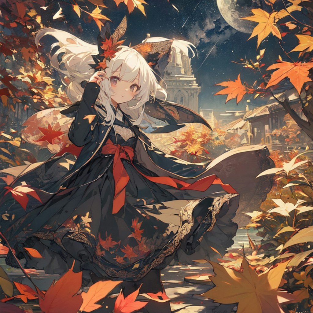 夜紅葉