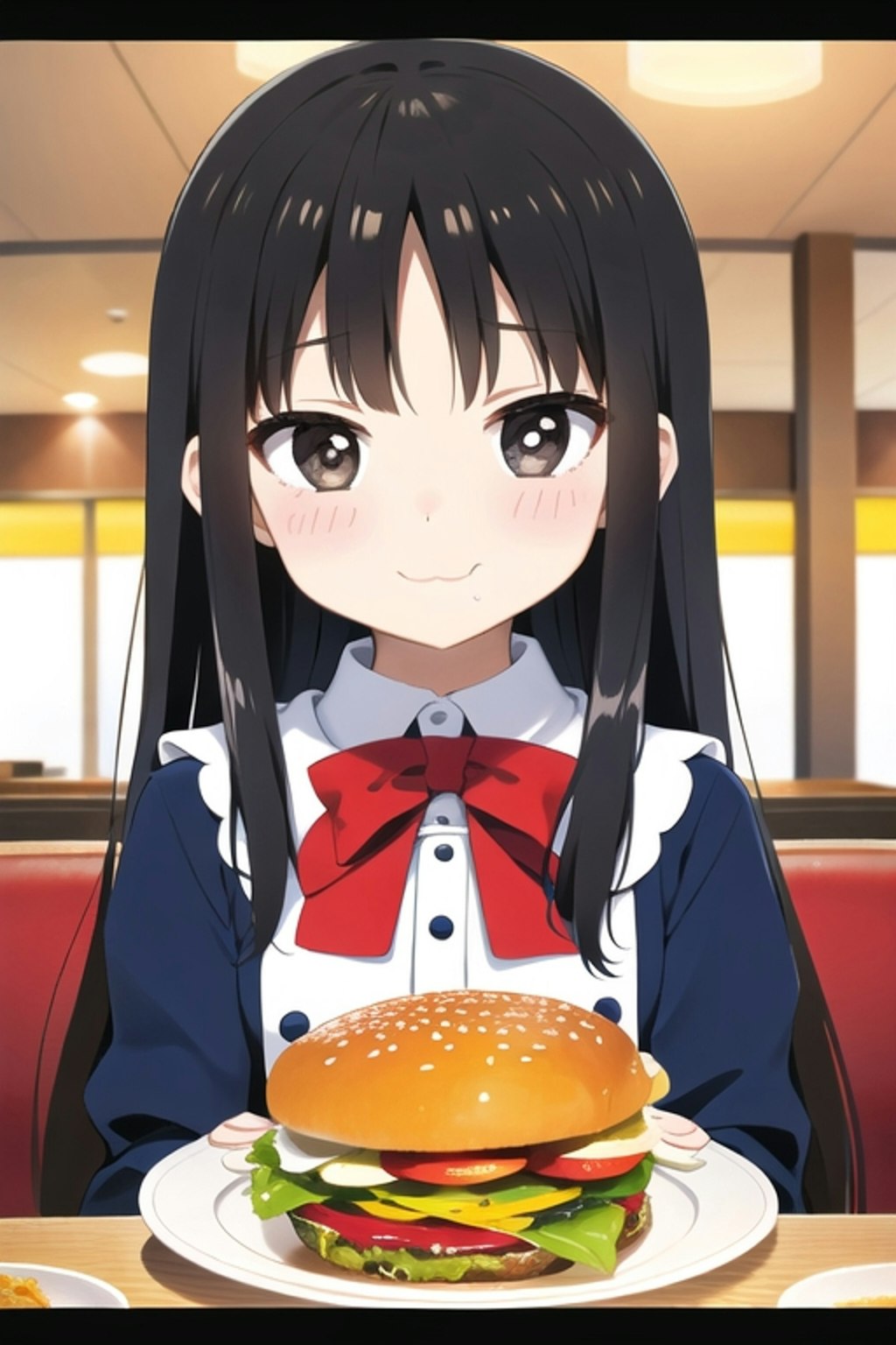 ハンバーガーたべよう！