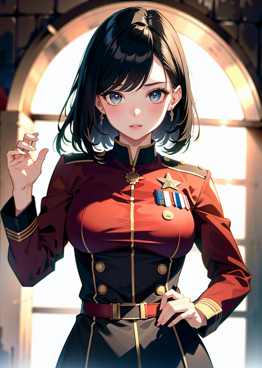 軍服お姉さん