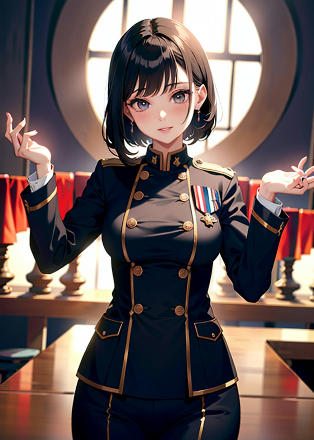 軍服お姉さん