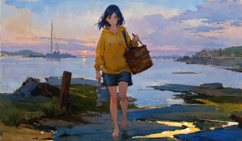 海の少女