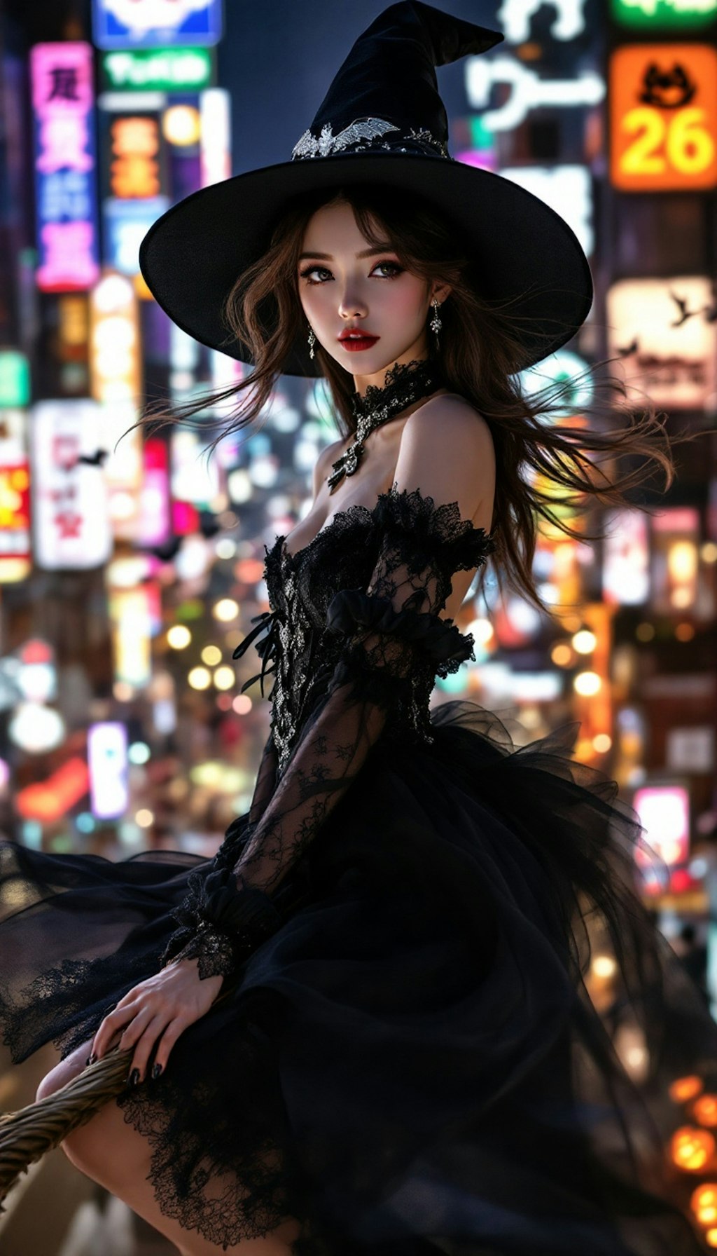 コスプレかと思ったら本物の魔女だったお姉さん