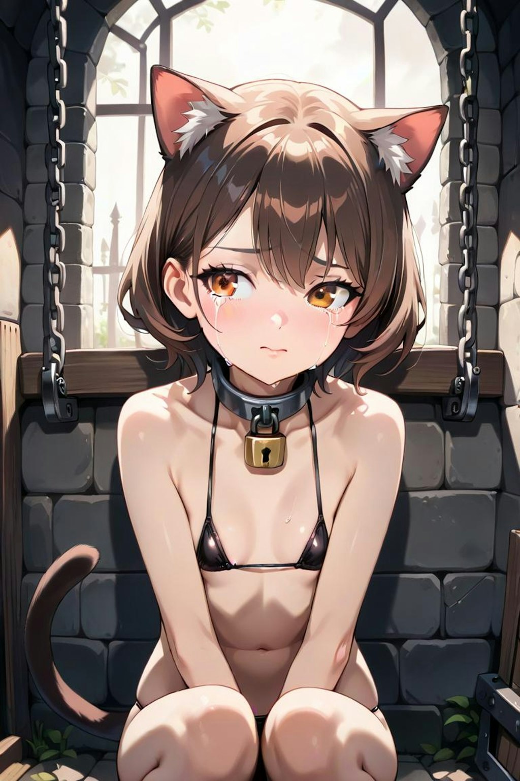 猫耳捕獲