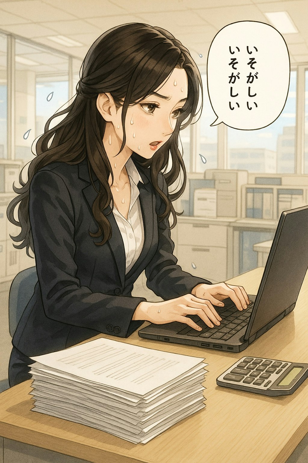 今日は特に忙しいです