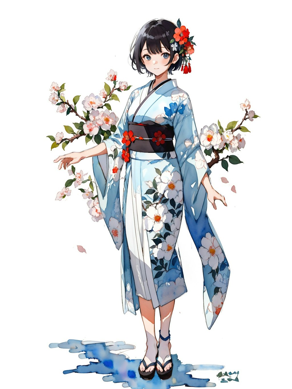 kimono girl