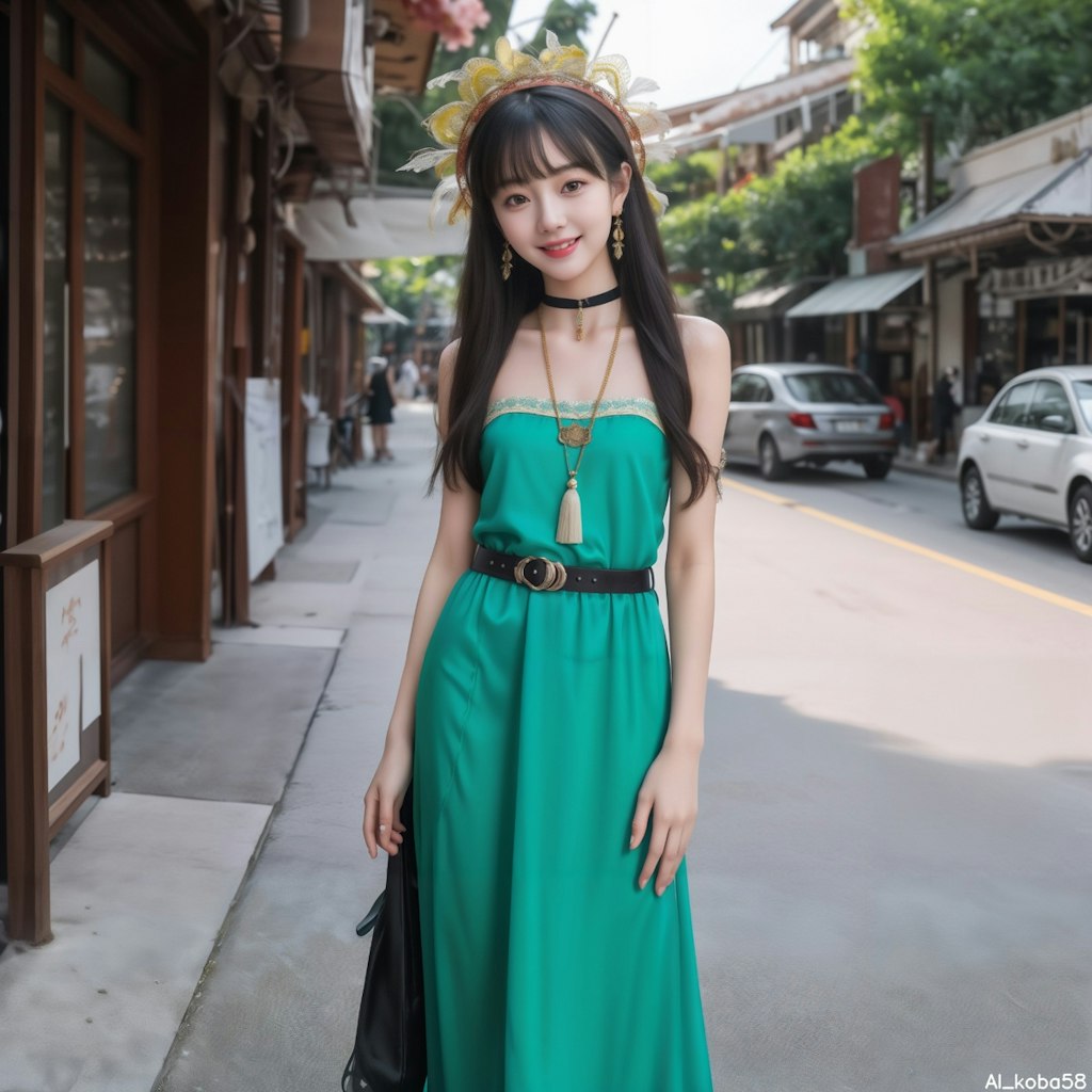 Vol61_Bohemian-style maxi dress