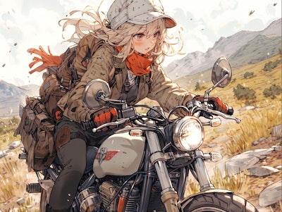 バイクで一人旅