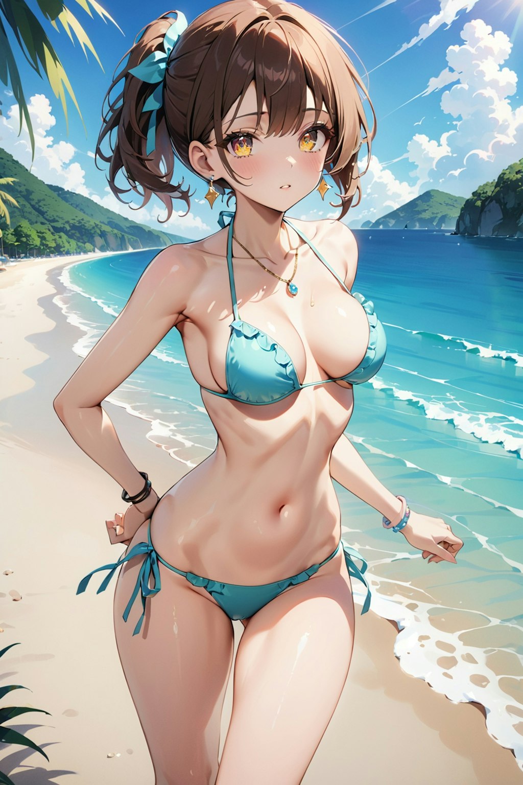 海辺の少女