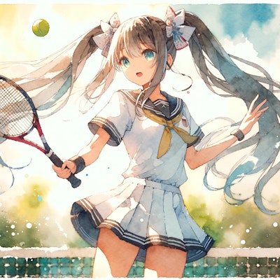 軟式テニス部の女子