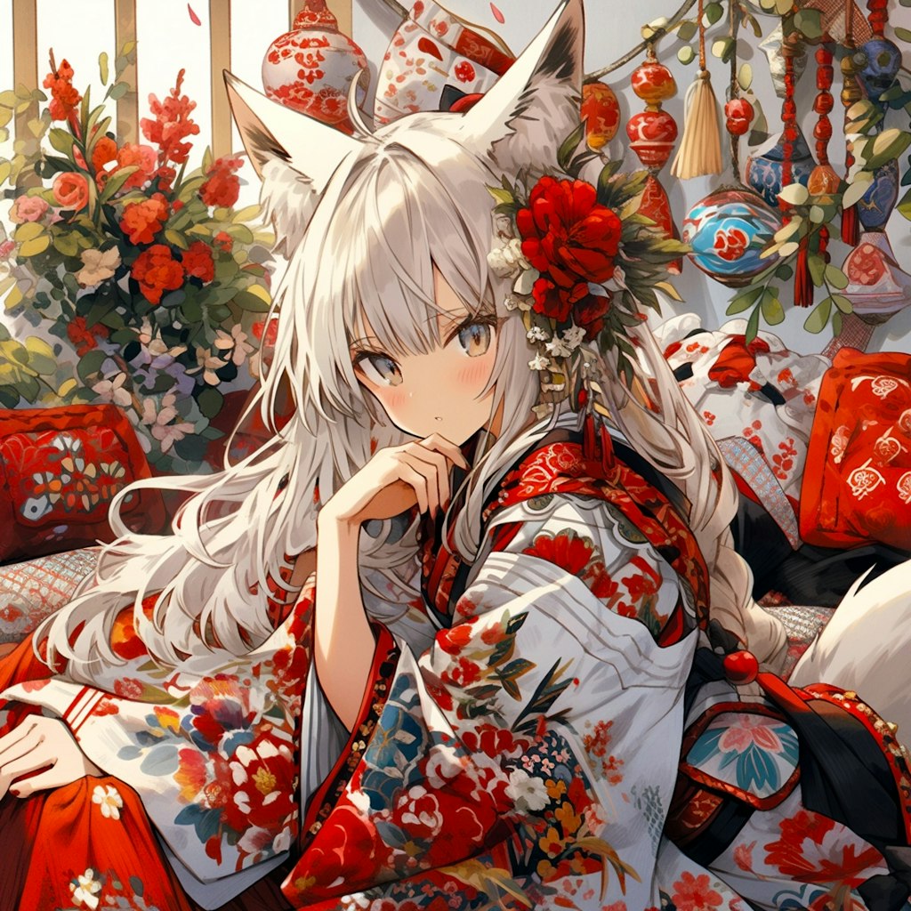 白狐の君
