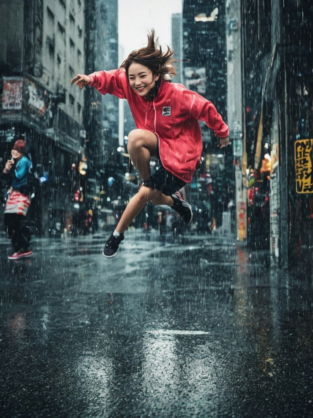 雨に踊れば