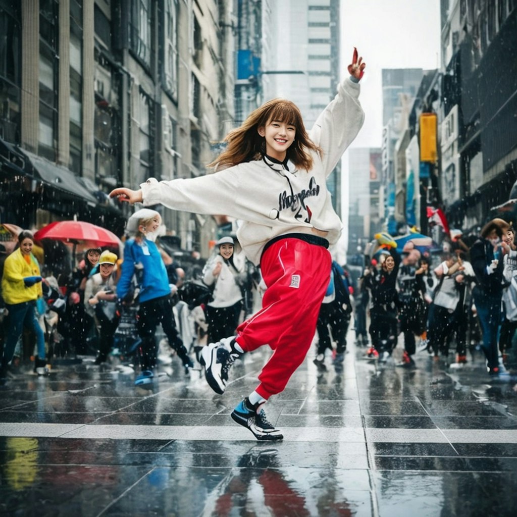 雨に踊れば