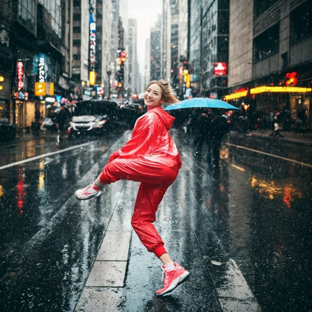 雨に踊れば