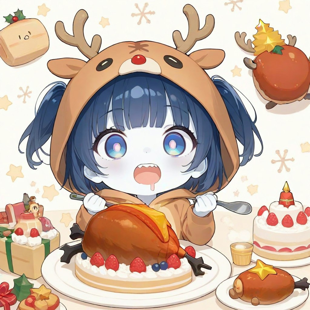 クリスマスはおいしいね🎵