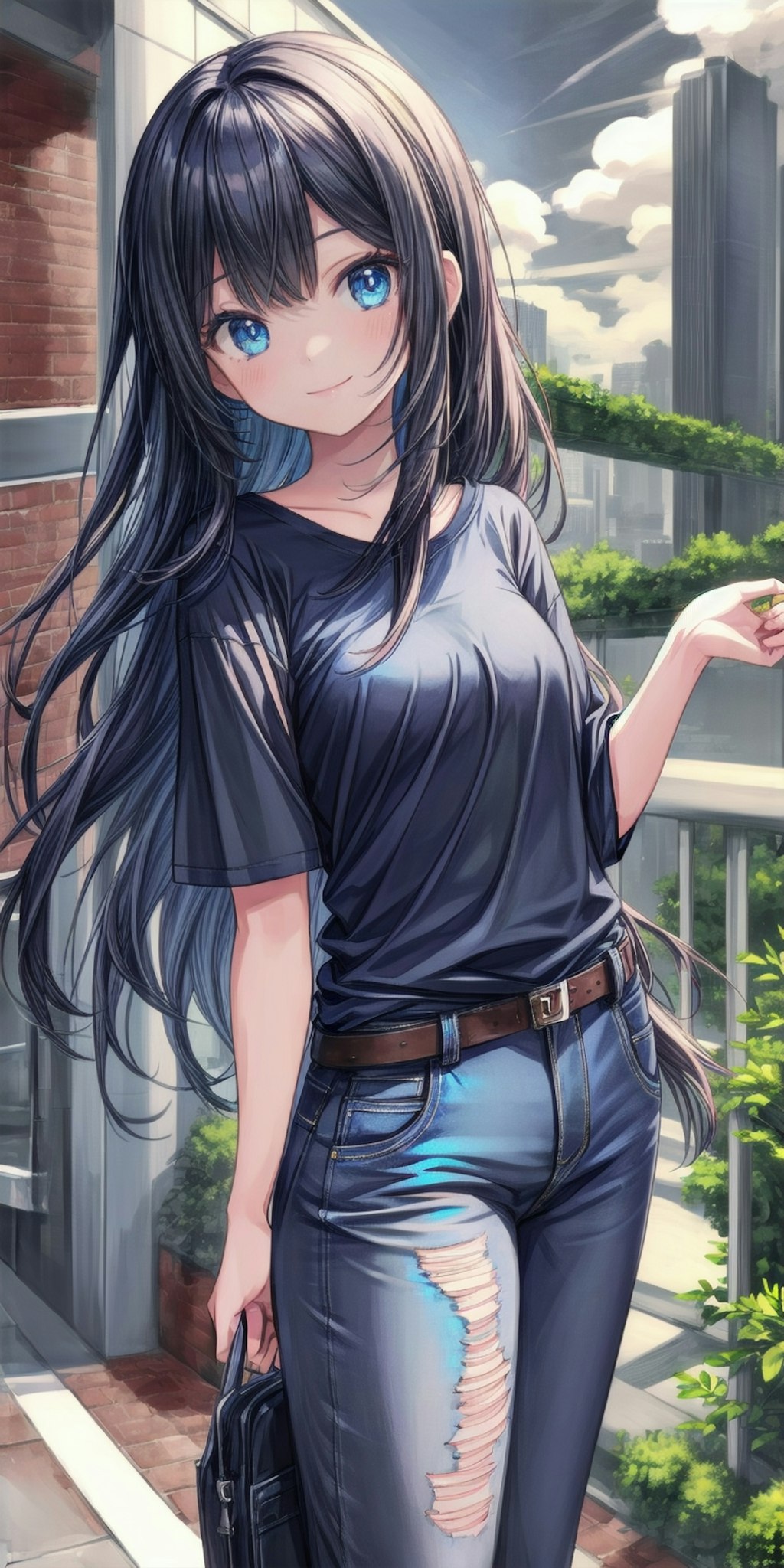 デニムの女の子 Denim Girl