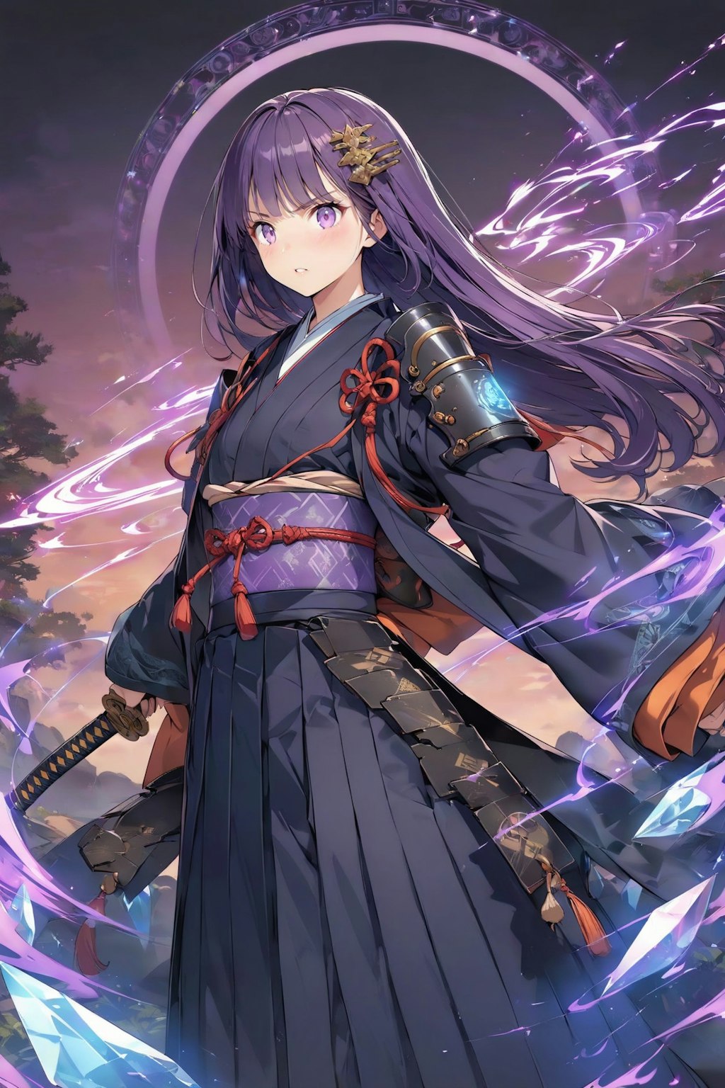 鬼門の武士