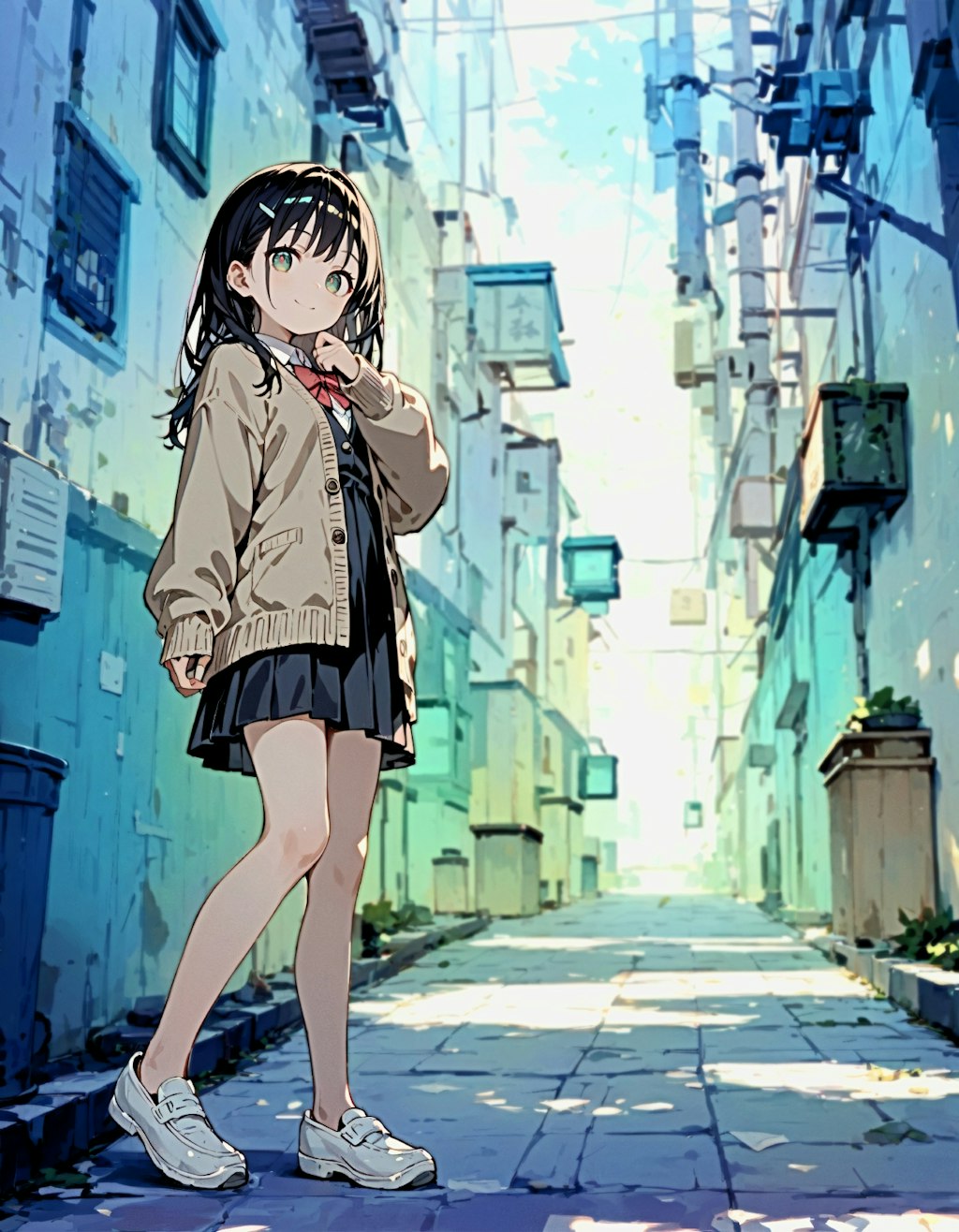 school_girl_on_the_alley