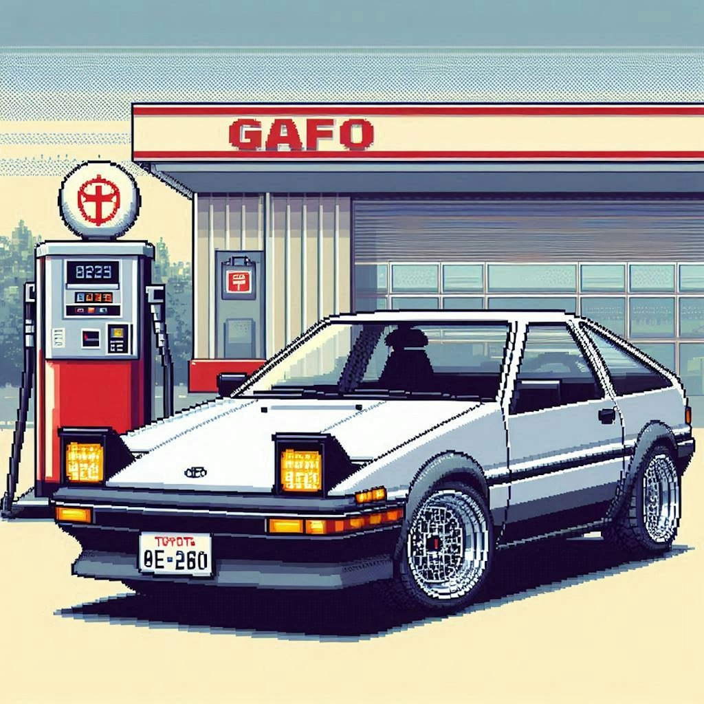 AE-86　ドット絵風