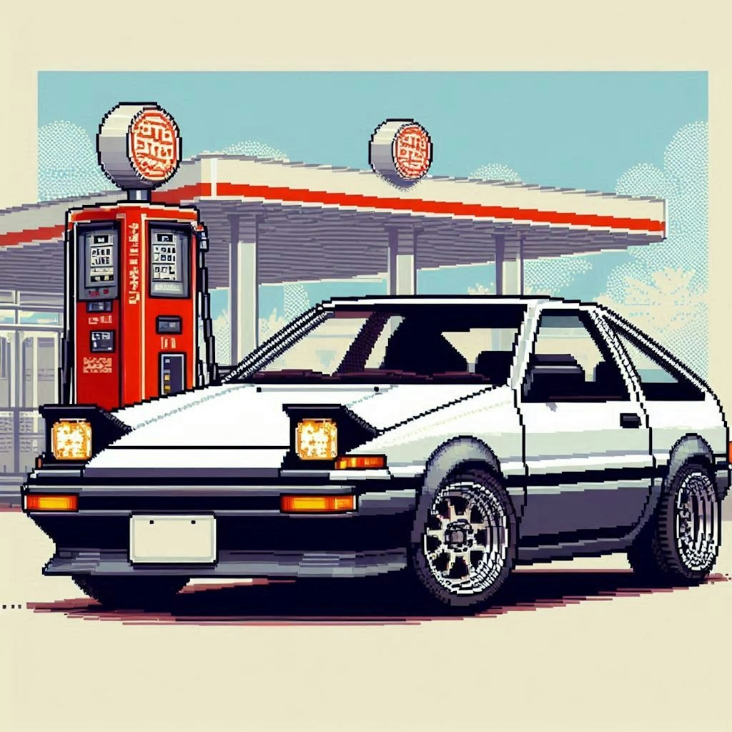 AE-86　ドット絵風