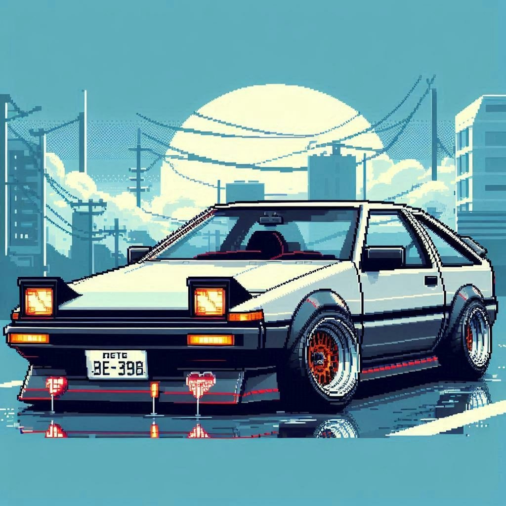 AE-86　ドット絵風