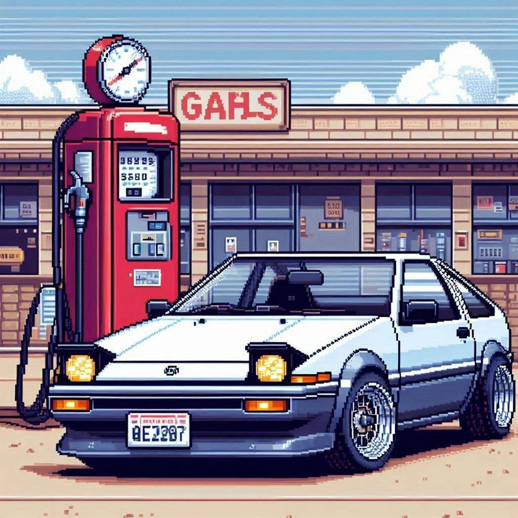 AE-86　ドット絵風