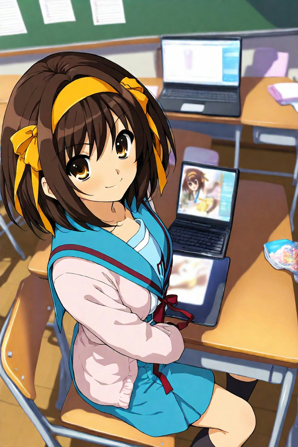 haruhi enjoys generating images