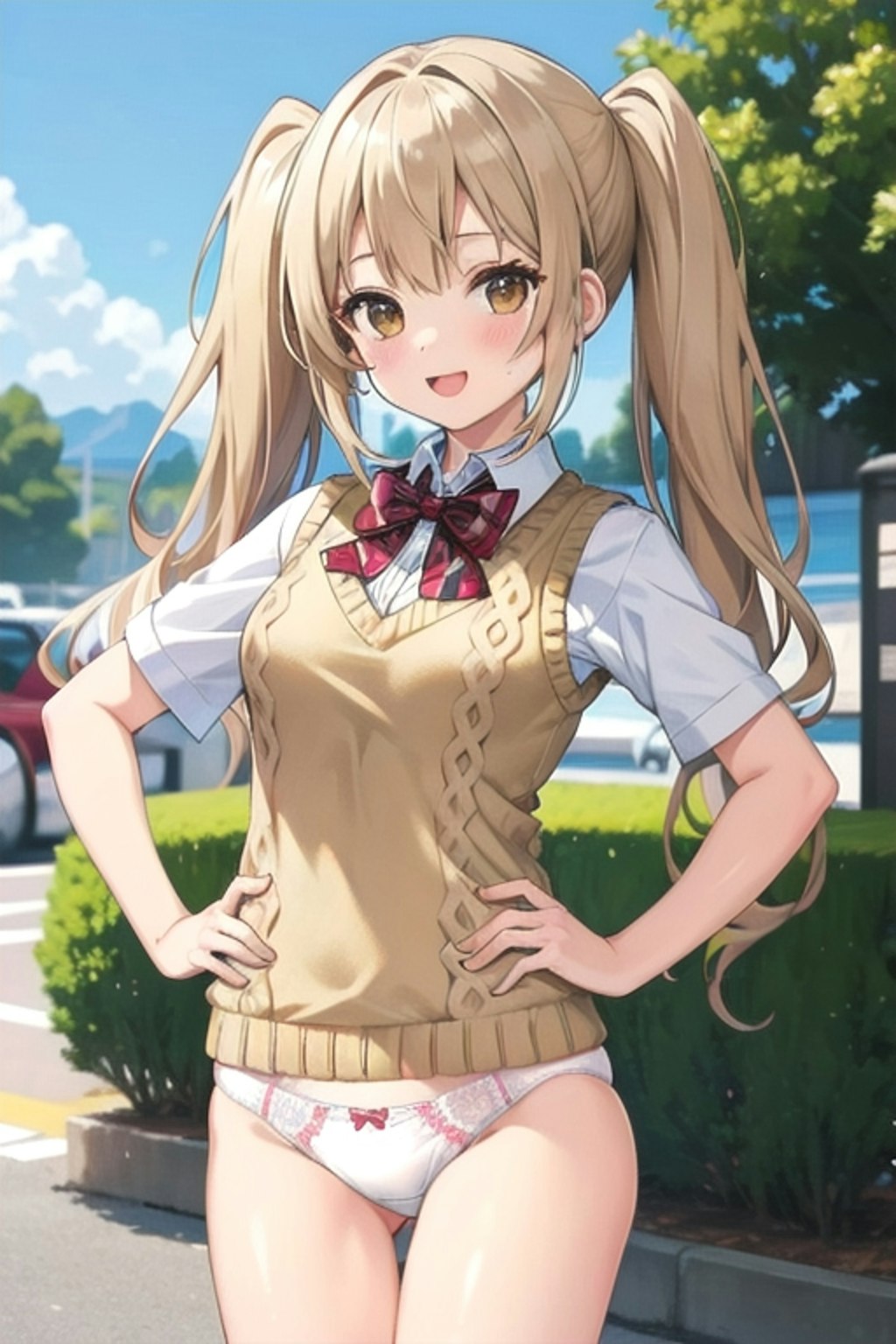 School twintails girl